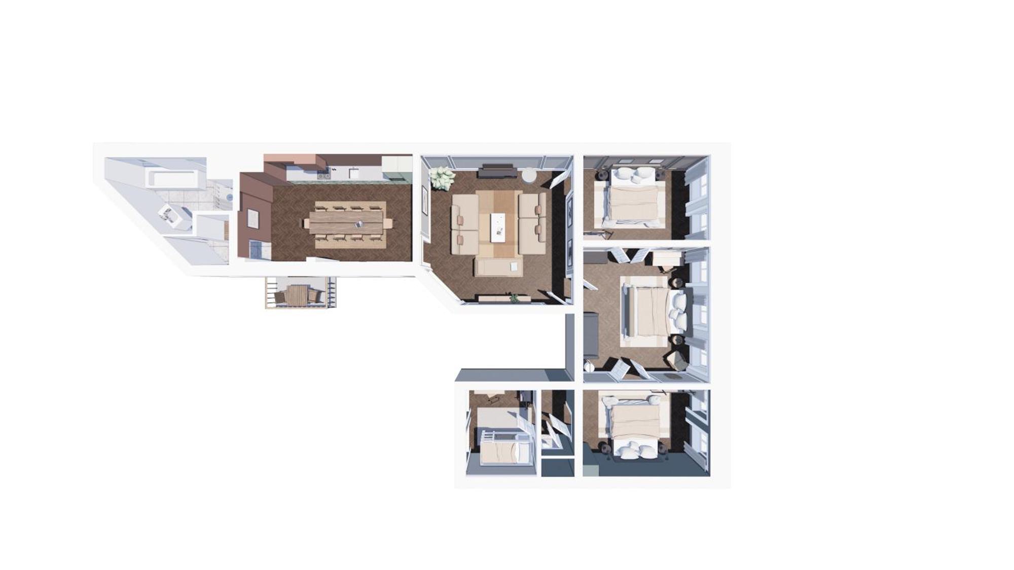 220Sqm Designer Apt - Copenhagen City Center - Private Balcony Bagian luar foto