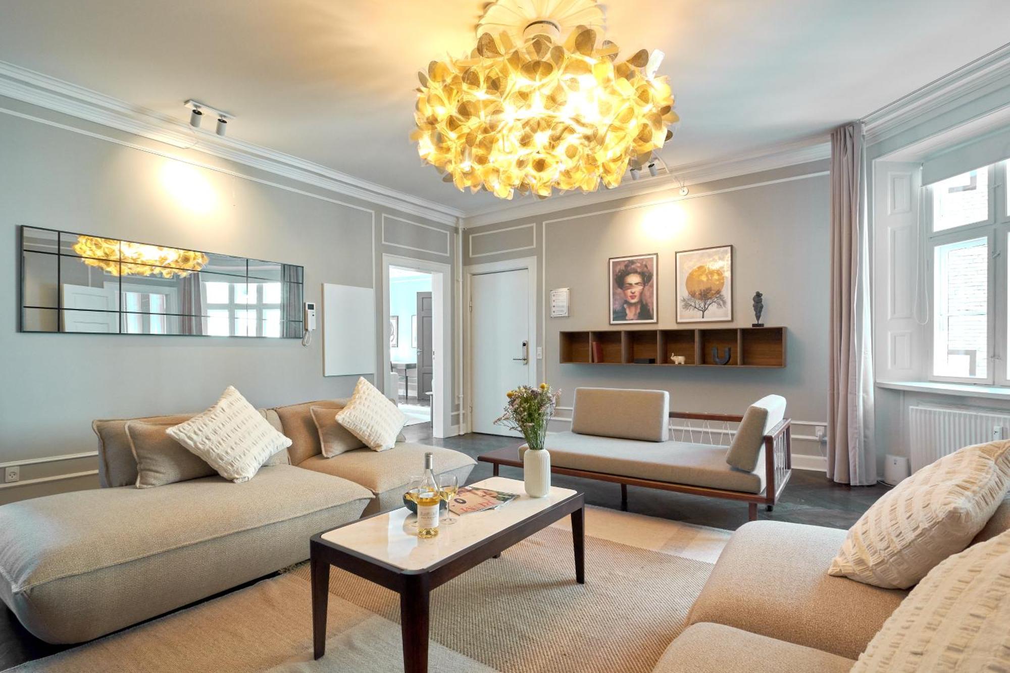 220Sqm Designer Apt - Copenhagen City Center - Private Balcony Bagian luar foto